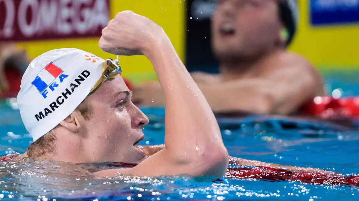 Les Français décrochent le bronze sur le relais 4x100 mètres 4 nages masculin, quatrième médaille pour Léon Marchand aux championnats d'Europe de natation