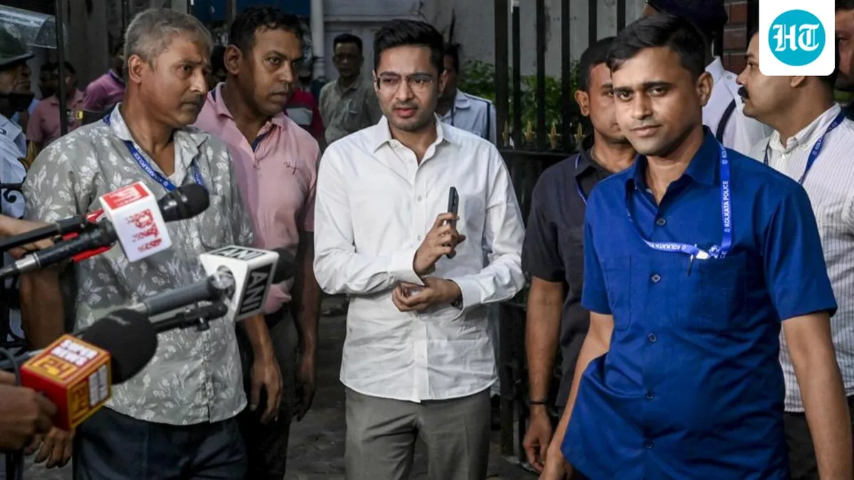 Cops grill Abhishek Banerjee for 5 hours in Camac Street case; he calls it political vendetta