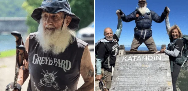 Após cair 71 vezes, homem de 91 anos finaliza trilha de 3.530 km nos EUA