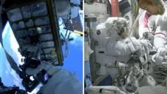 Watch: Astronauts set out on rare all-female spacewalk