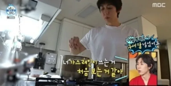 코드쿤스트, 소식좌는 옛말..가스레인지 화구 3개 동시 가동 '4첩반상'