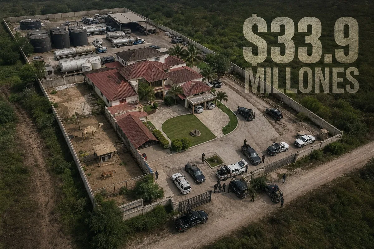 Golpe financiero al CDG-Los Rojos: les aseguran bienes por 33.9 millones de pesos en operativo contra el huachicol en Tamaulipas