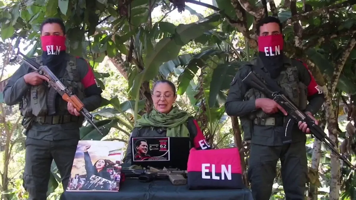 Silvana Guerrero, cabecilla del ELN, reapareció lanzando amenazas contra el Estado tras reciente ofensiva militar