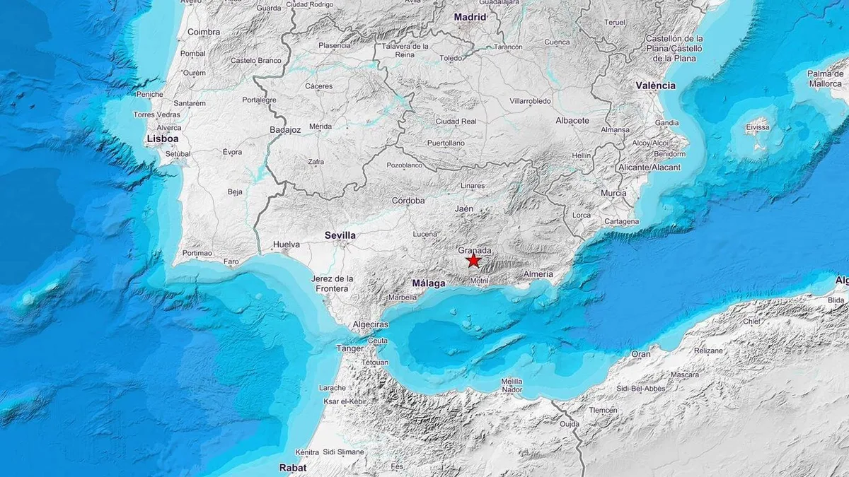 Un nuevo terremoto de magnitud 4,6 vuelve a sacudir Granada