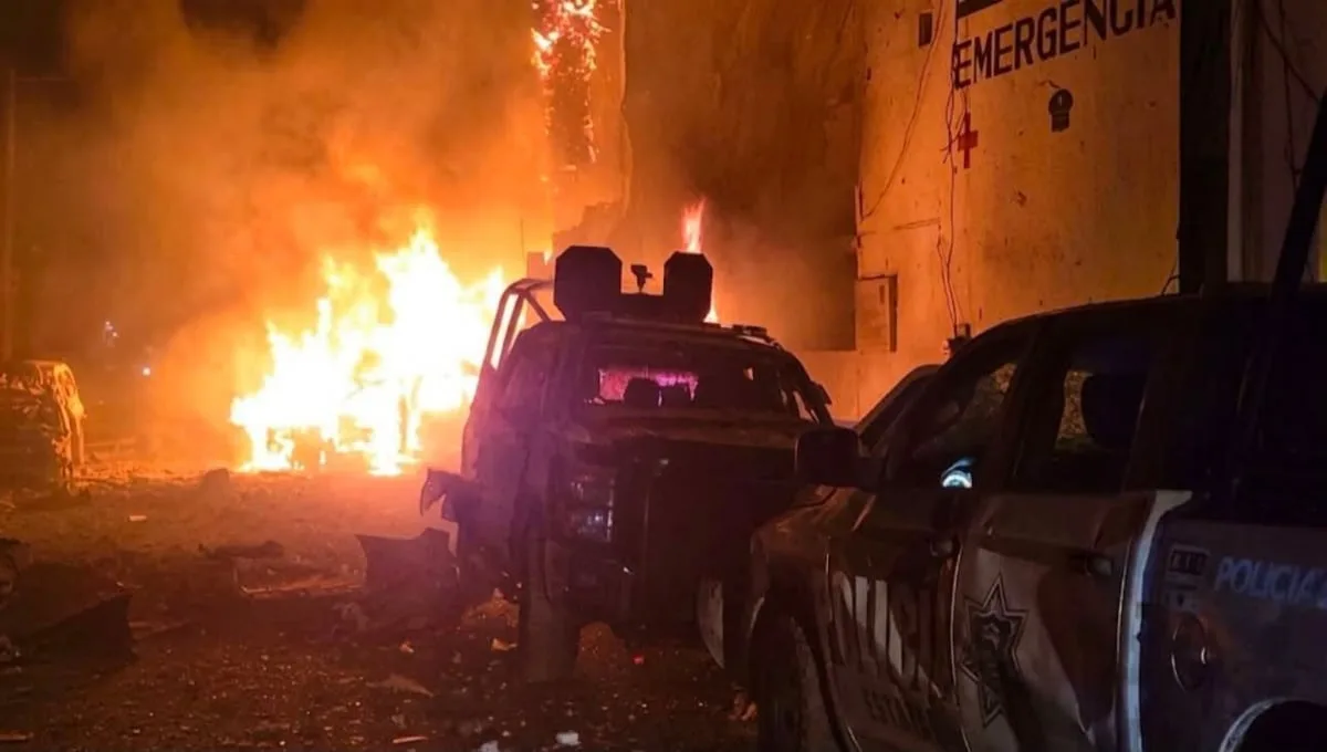 Noche de ‘terror’ en Zacatecas: Coche bomba explota en plena feria de Ojocaliente; hay 7 heridos