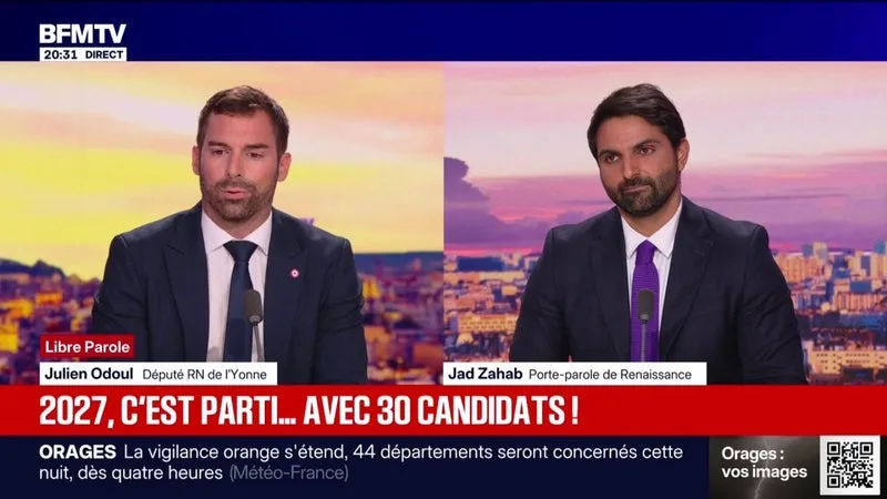 Julien Odoul, député RN, pointe un "effondrement de l'économie" durant les mandats d'Emmanuel Macron