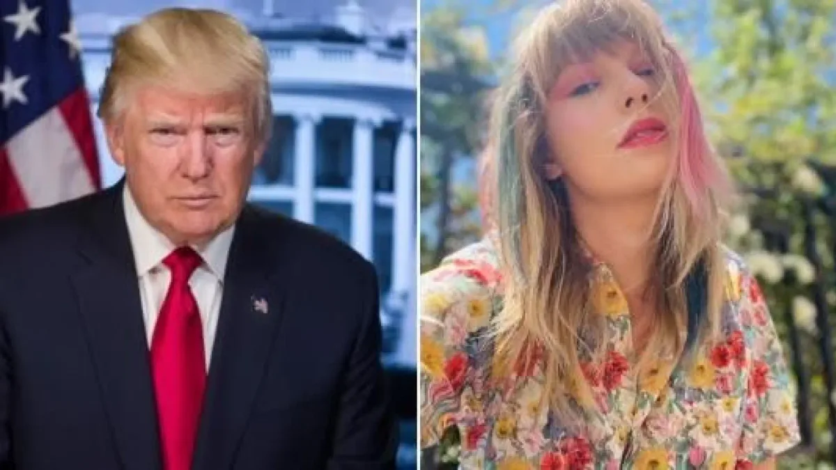 Trump trata de burlarse de Taylor Swift diciendo que él es "el número uno" en TikTok, pero los datos no cuadran