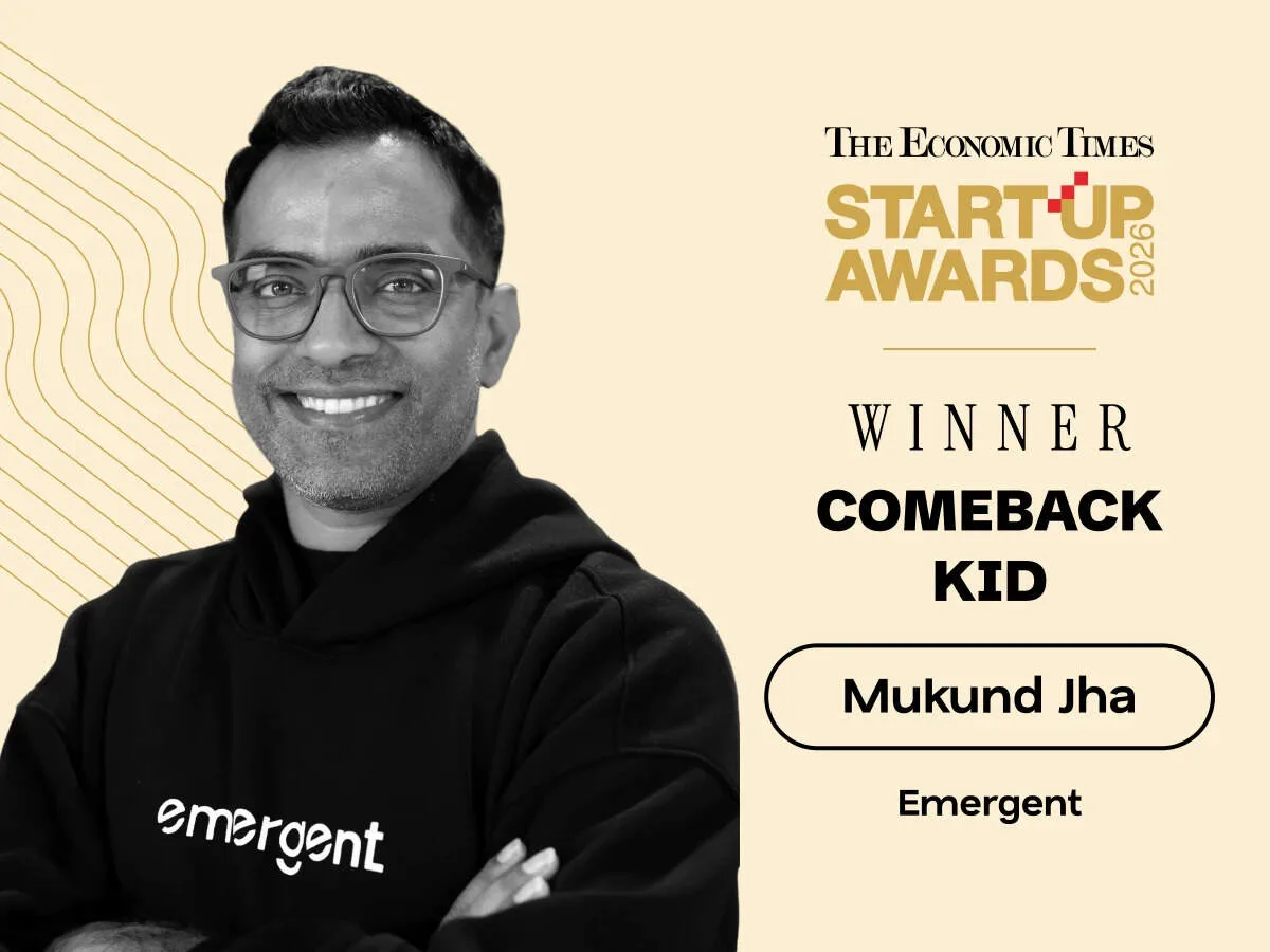 ET Startup Awards 2026 | Comeback Kid: Mukund Jha returns stronger with AI bet