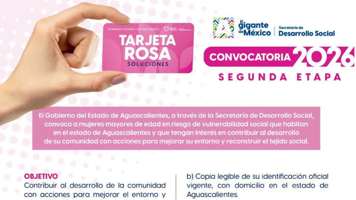 Tarjeta Rosa Soluciones 2026: en qué lugares aplica y cuáles son los requisitos para recibir 2 mil pesos en agosto