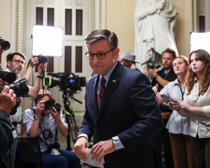 House lawmakers return to Capitol Hill as Republicans hope to pass stopgap spending bill – live
