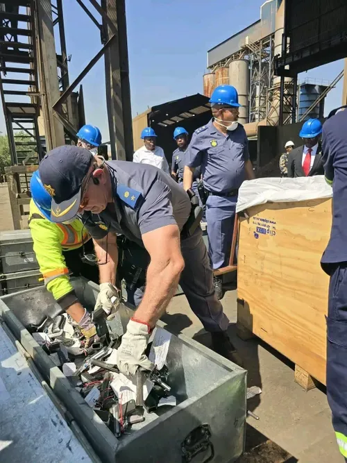 South Africa and Lesotho destroy 1,787 seized firearms