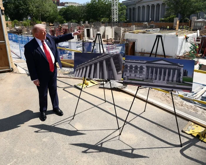 Trump administration asks ⁠US supreme court to allow construction of White House ballroom