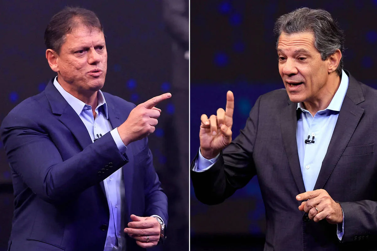 Propaganda no rádio e na TV começa nesta sexta (28) com Haddad pressionado e Tarcísio cauteloso