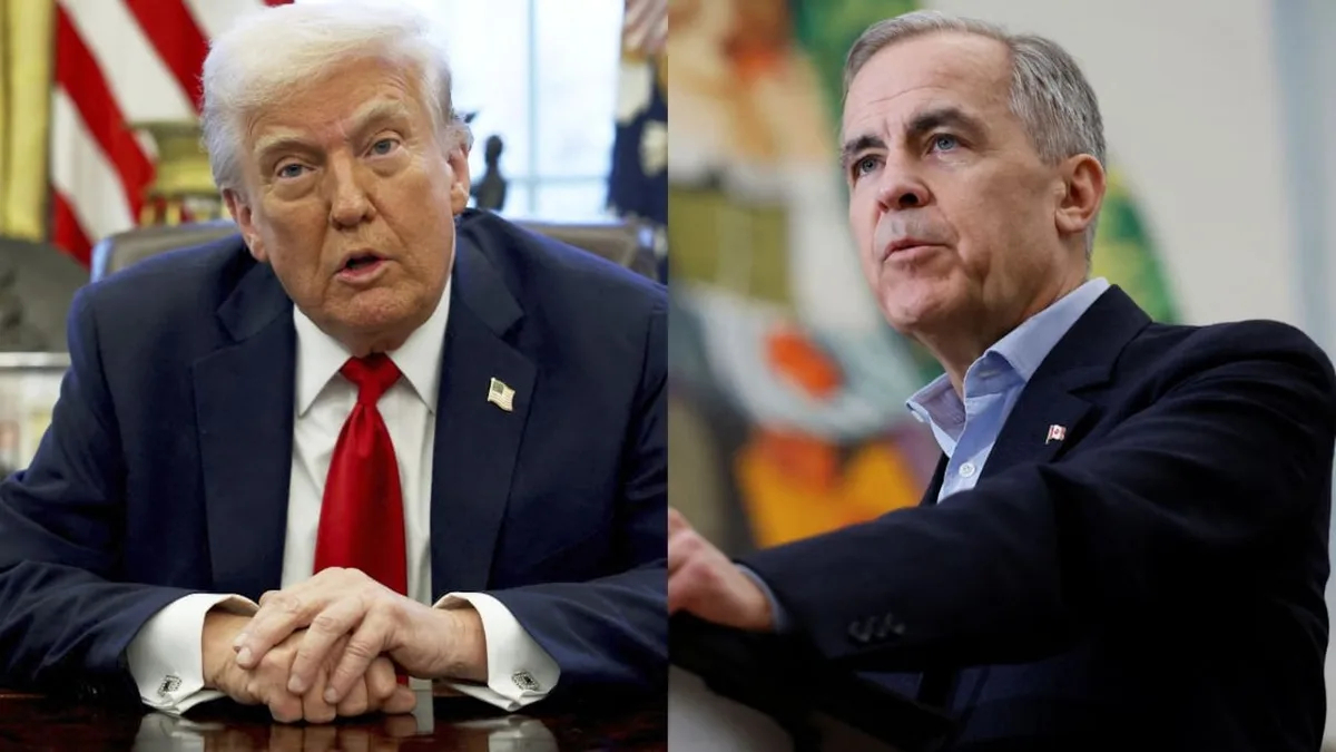 Trump Tells Canada To "Fall In Line" Or Face Consequences