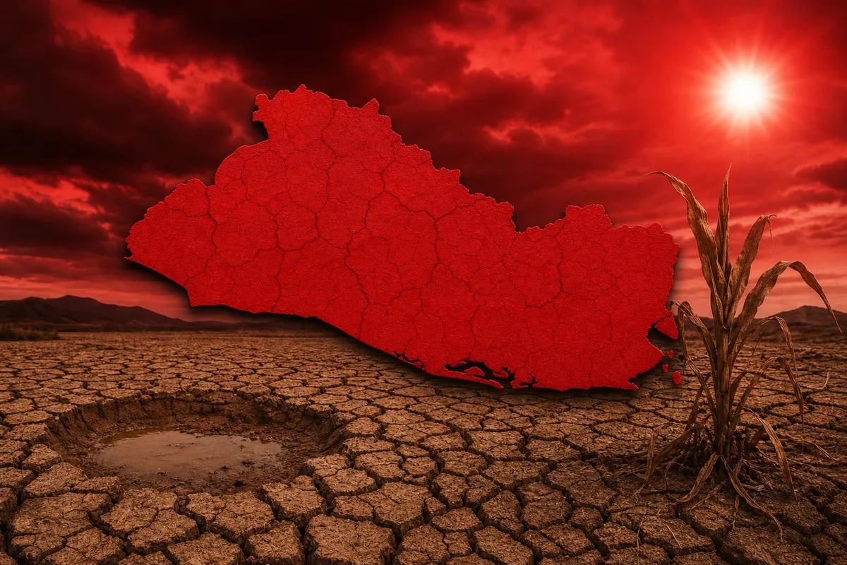 El Salvador activa alerta roja nacional por sequía meteorológica y agrícola