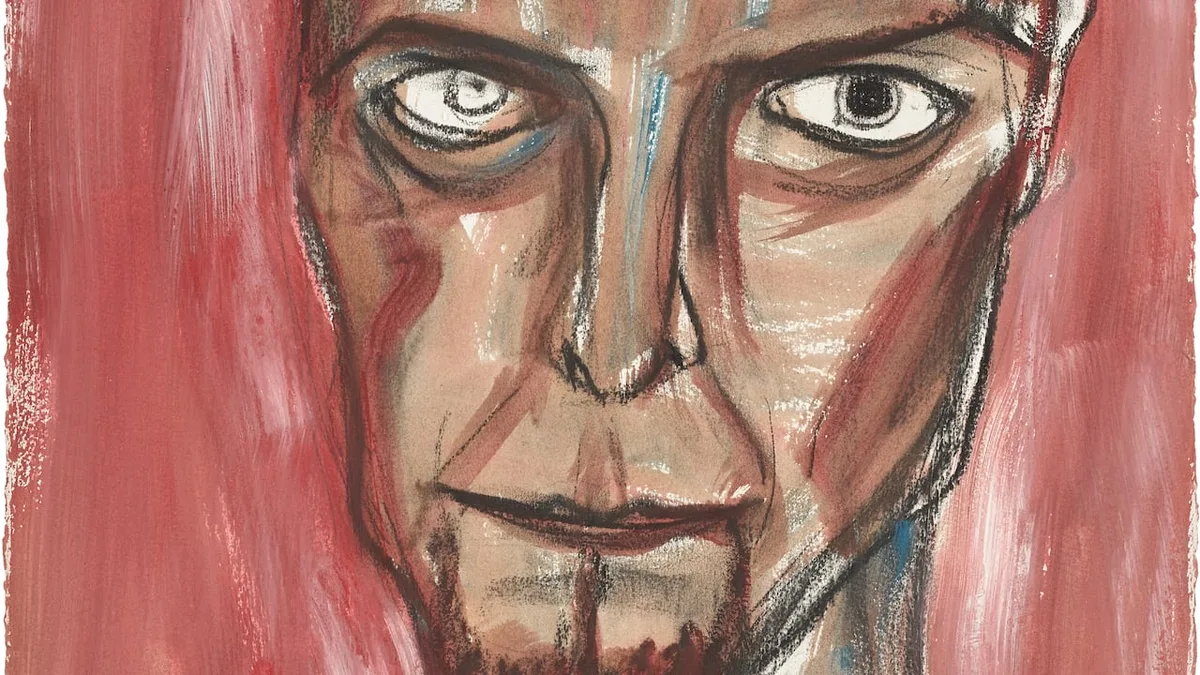 This rare David Bowie self-portrait is going up for auction