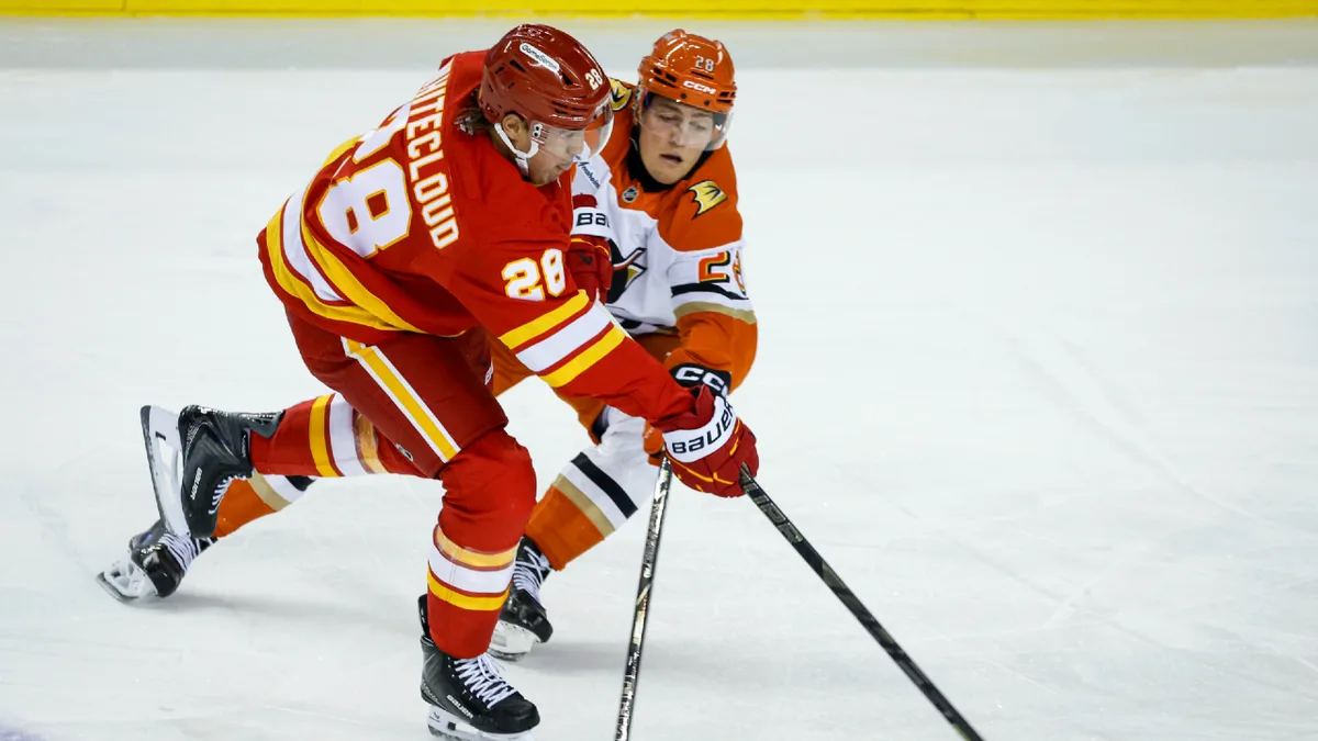 Suniev’s first goal a reminder of what Flames’ rebuilding season is about
