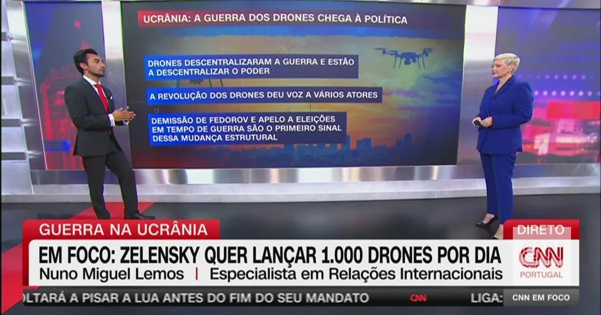 "Aquilo que é uma tese de que o Estado tem o monopólio da guerra acaba por ser desmentido e alterado" devido à "urgência" por drones