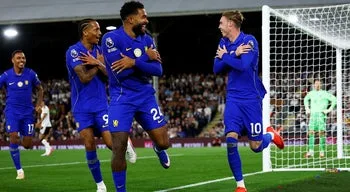Chelsea entra a vencer na casa do Fulham em jogo com cinco golos