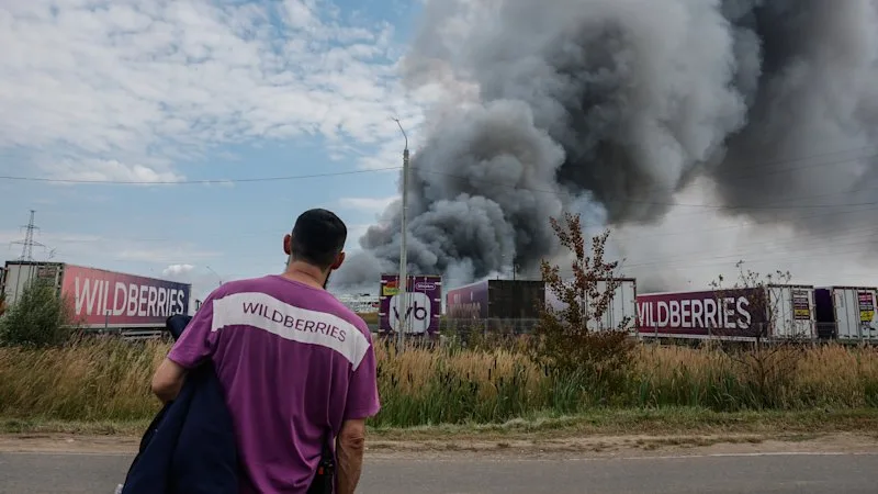 Ukraine launches one of its largest aerial attacks of its war with Russia