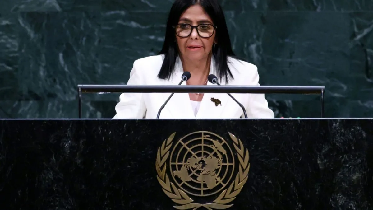 UN-Generaldebatte: Venezuelas Übergangspräsidentin dankt Trump und verspricht Wahlen