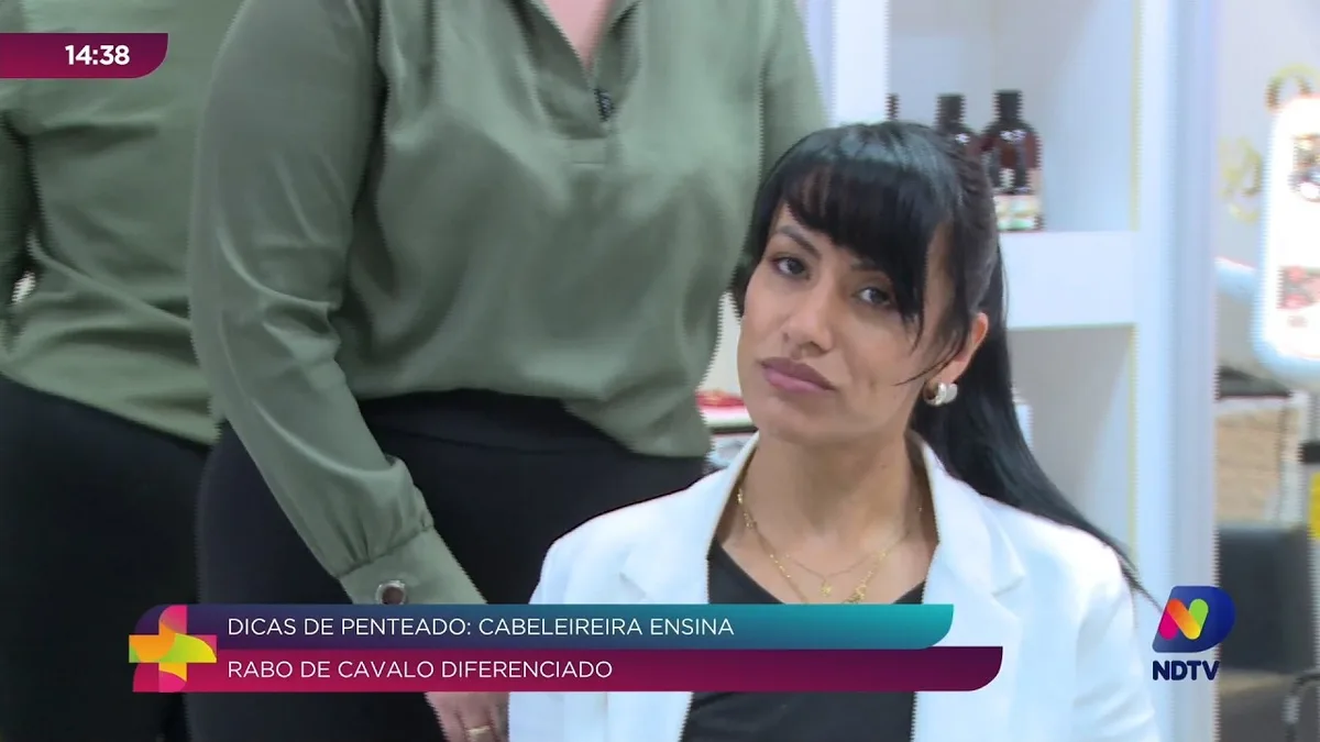 Dicas de penteado: cabeleireira ensina rabo de cavalo diferenciado