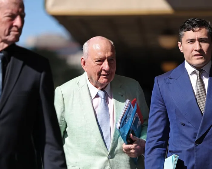 ‘I was being polite’: prominent athlete continued texting Alan Jones after alleged assaults due to his reputation, trial hears