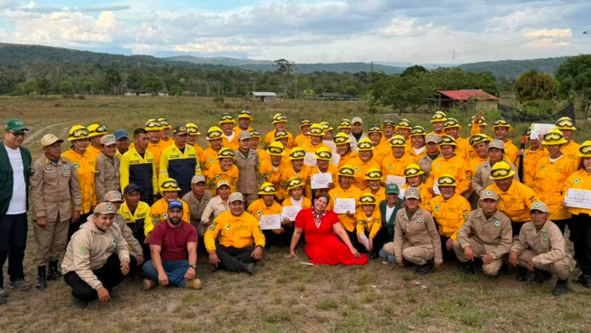 Pueblo Pemón conforma primera brigada comunitaria de manejo del fuego