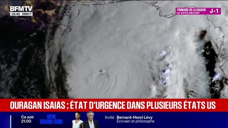 États-Unis: l'ouragan Isaias touche terre en Floride, plusieurs états en état d'urgence