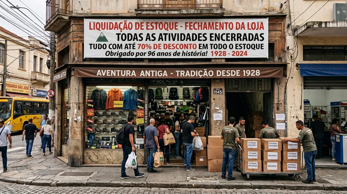 Marca centenária de roupas entrou em falência com R$ 9,3 bilhões em dívidas e iniciou liquidação em 180 lojas físicas