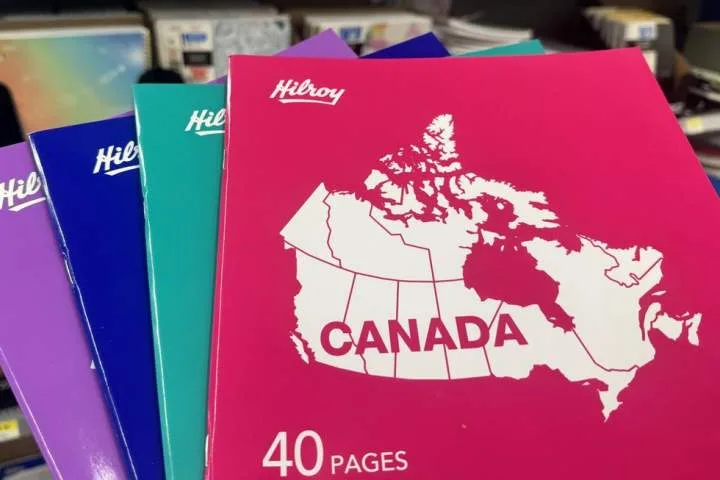 Hilroy says sorry for leaving Newfoundland, Cape Breton off notebooks’ Canadian map