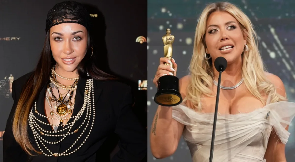 María Becerra apoyó a Wanda Nara por su Martín Fierro de la Música y le dedicó un insólito elogio: “Las tiene divinas”