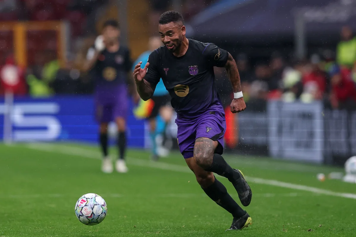 Jesus tem 2ª melhor média de participações em gols por minuto no Barcelona