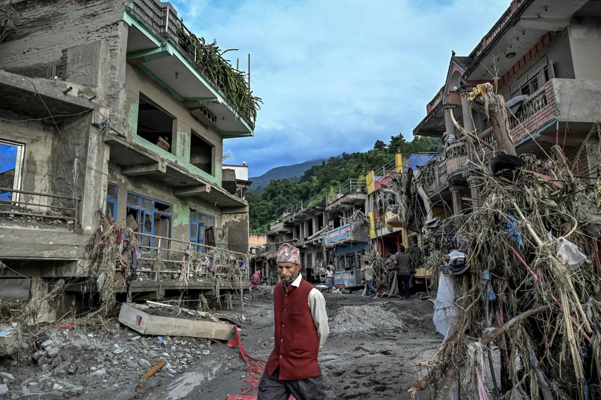 Number of missing in Nepal and China floods soars to nearly 3,000