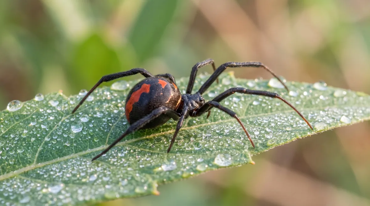 Qué descubrió un estudio sobre la araña espalda roja de Australia y la voltereta sexual del macho