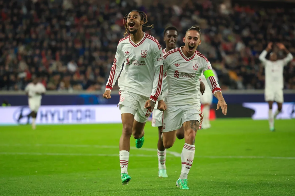 Liverpool venció al Lask en festival de goles con exhibición del francés Bradley Barcola en Champions