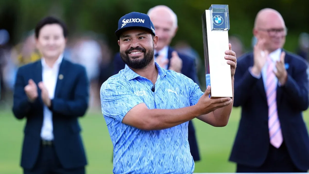 J.J. Spaun wins BMW PGA Championship after Presidents Cup snub