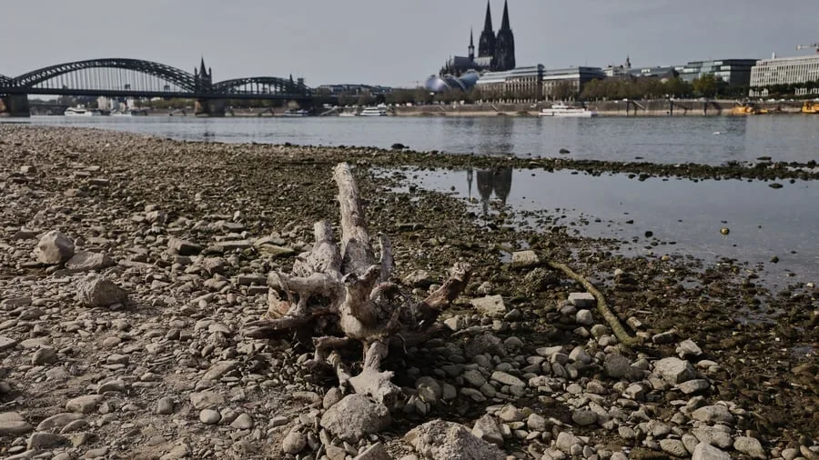 Klimadienst: Ebbe in Flüssen - Westeuropa erlebt weiter Rekord-Wetter
