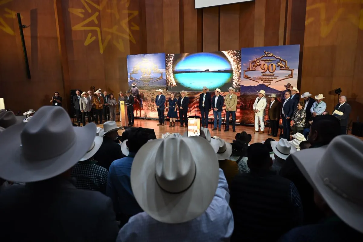 Más de mil 500 ganaderos celebran en Coahuila 90 años de la Confederación Nacional de Organizaciones Ganaderas