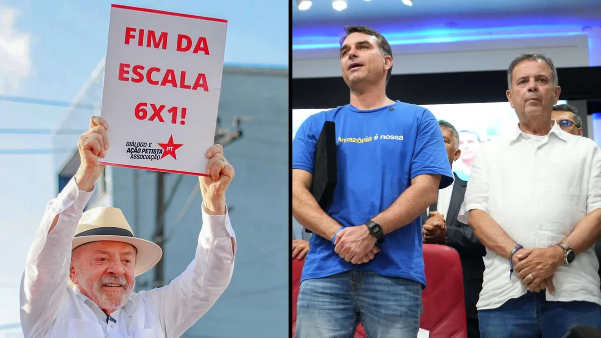 Flávio Bolsonaro tenta barrar fim da escala 6×1 por medo de “contaminação eleitoral” pró-Lula, diz coordenador