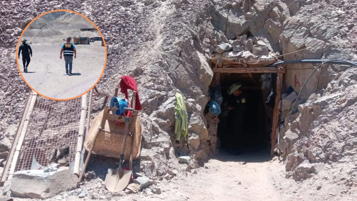 Inspeccionan labores mineras cerca de las Líneas de Nasca y hallan cuatro bocaminas, equipos y construcciones rústicas en siete hectáreas