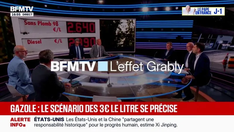 L'EFFET GRABLY - Gazole: pourquoi le scénario des 3 euros/litre devient possible?