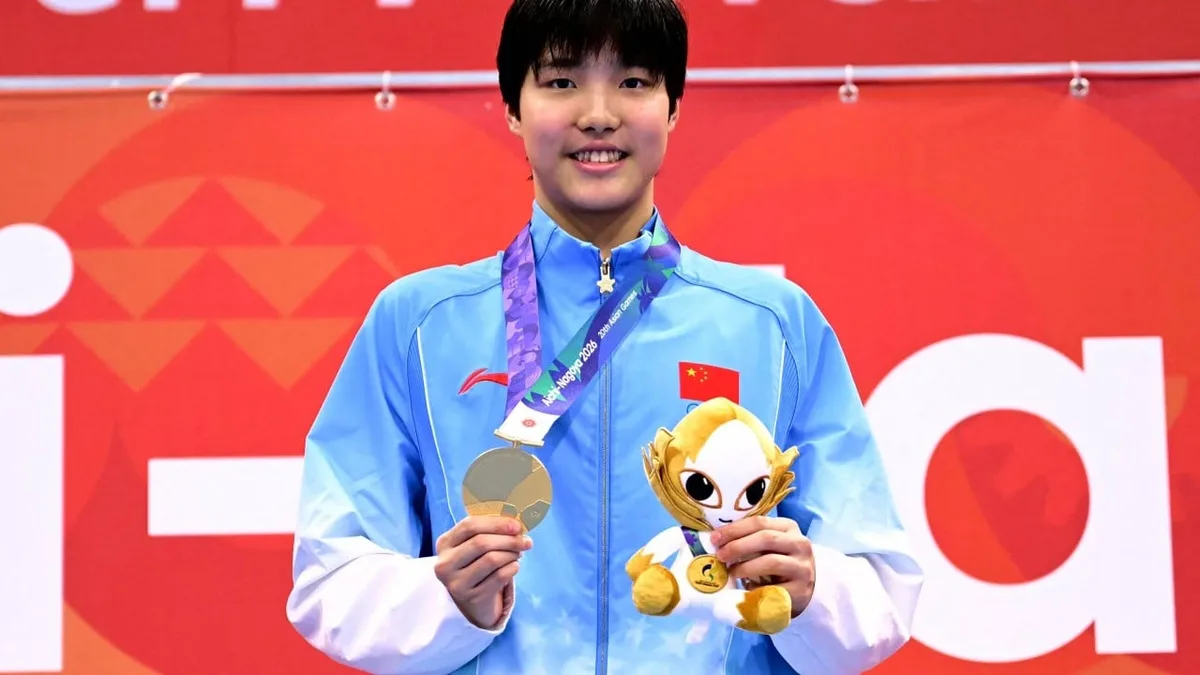 Asian Games: China’s Yu Zidi caps off golden debut with record-setting win