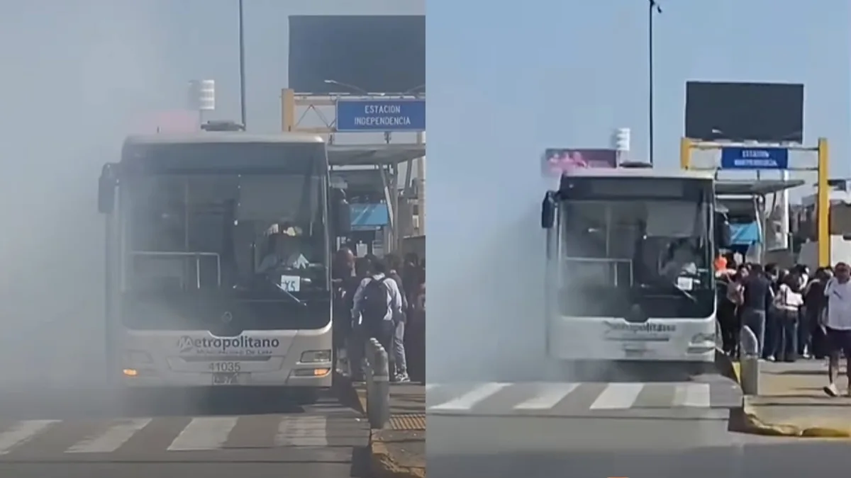 Bus del Metropolitano se llena de humo durante en Independencia: no hubo heridos, pero vuelve a poner bajo la lupa el estado de la flota