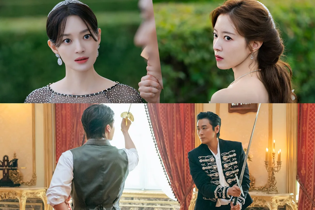 Shin Min Ah, Lee Se Young, Ju Ji Hoon, And Lee Jong Suk Face Off In The Imperial Palace In New Drama “The Remarried Empress”