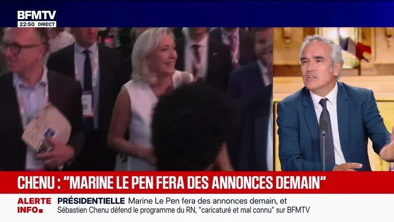 Chenu : "Marine Le Pen fera des annonces demain" - 12/09