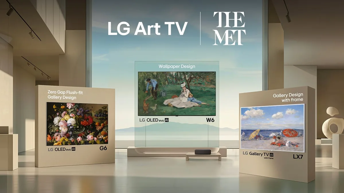 LG전자 TV서 마네·체이스 작품 본다… 메트로폴리탄과 협업