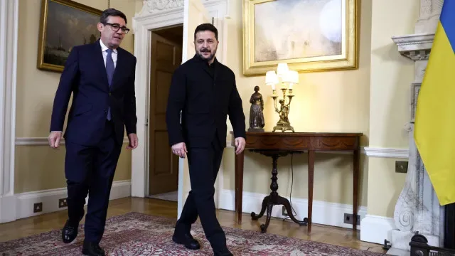 Burnham recebe Zelensky: "Não vai partir do Reino Unido de mãos vazias"