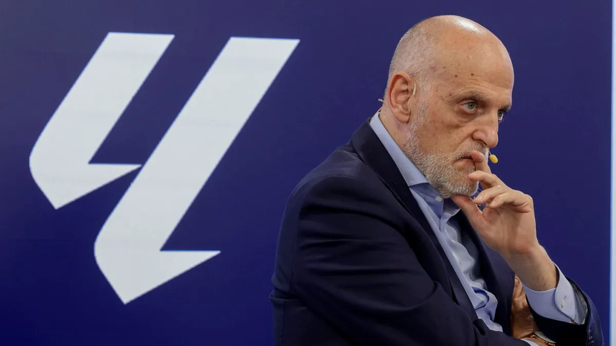 Tebas pide "repensar" la candidatura de 2030 si Infantino sigue y la final es en Marruecos