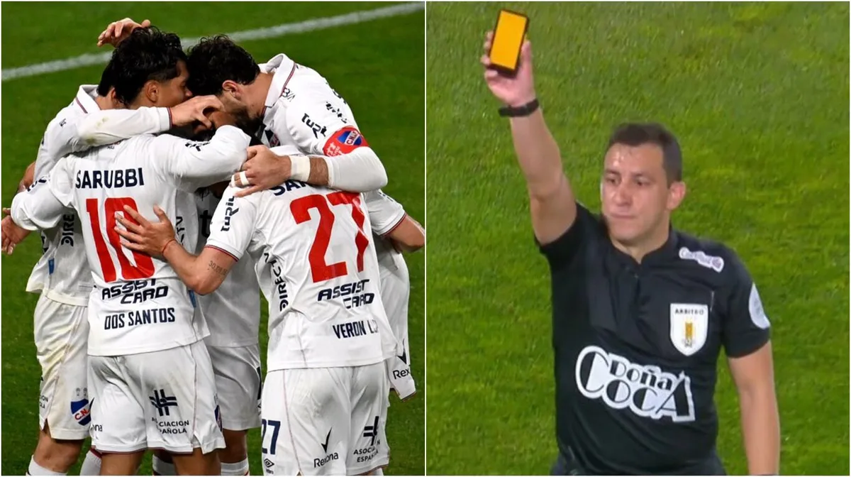 La “tarjeta virtual” debutó en el fútbol de Uruguay: cómo es el particular sistema que busca revolucionar el arbitraje